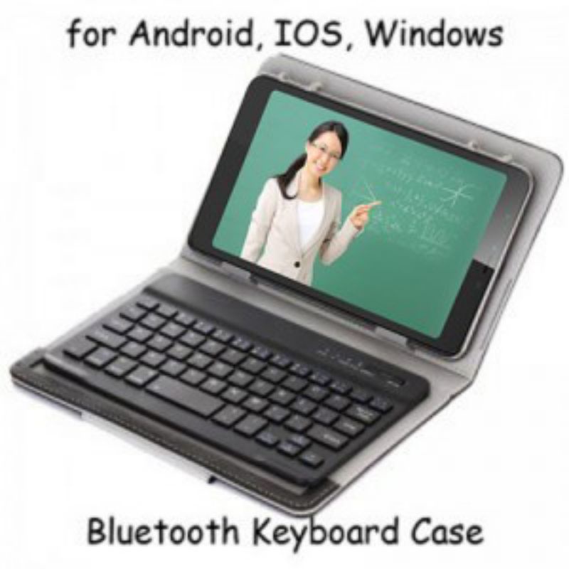 Keyboard Removable Case Casing Cover Advan Tab 8 Inch Belajar Elite