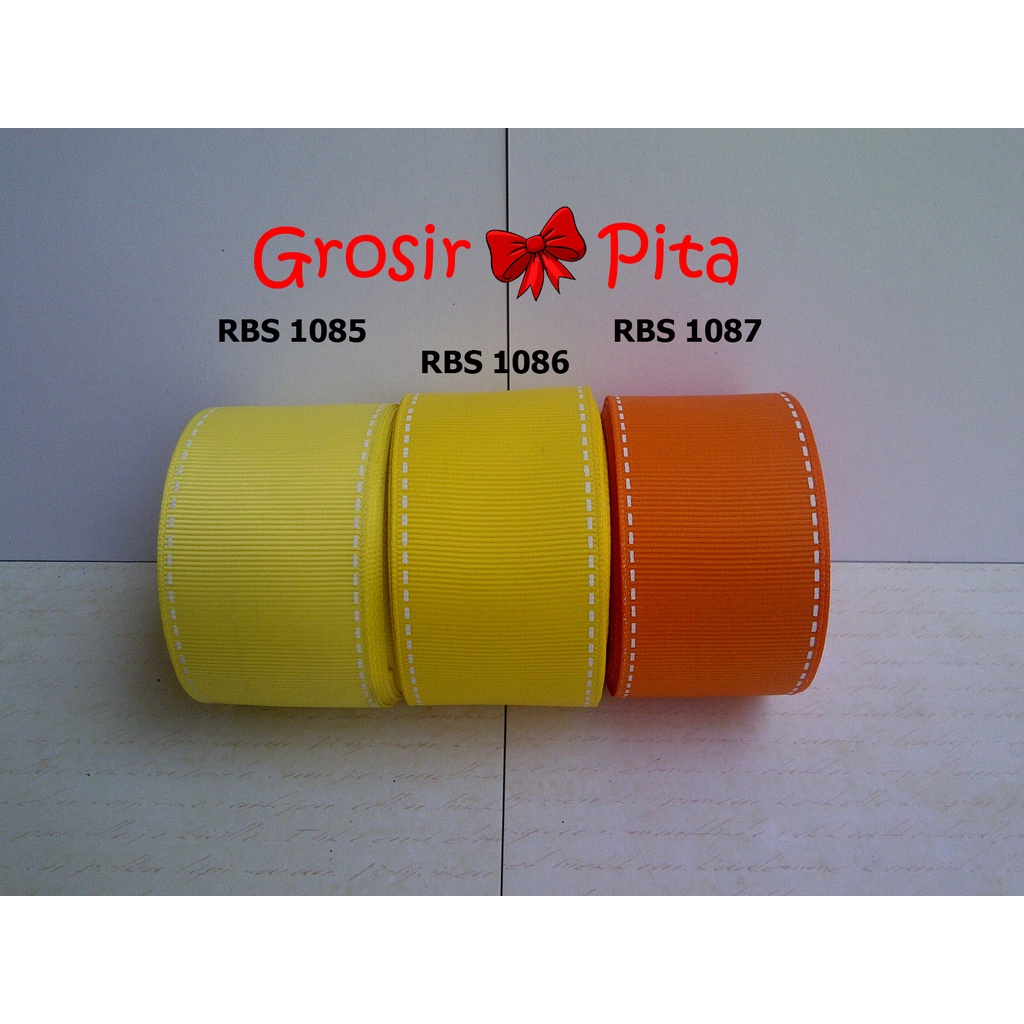 

(25 yard) Pita Grosgrain Motif RBS 1085,1086,1087 | Toko Bahan Craft | Grosir Pita