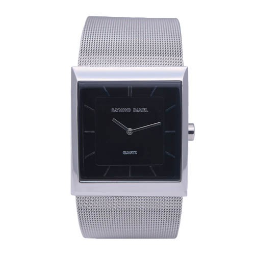 Raymond Daniel RD 040 Silver Black, Jam Tangan Couple(Bisa Beli Satuan), Original