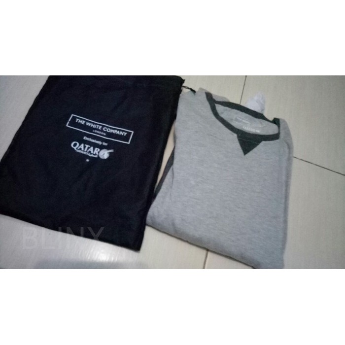 PIYAMA BAJU TIDUR UNISEX NEW EDITION QATAR AIRWAYS