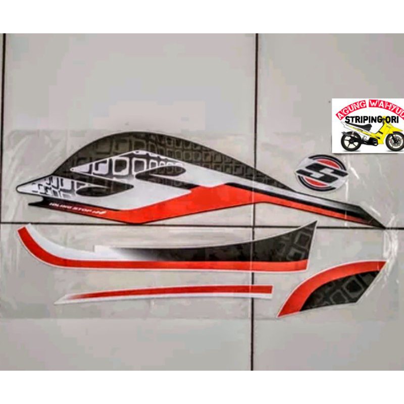 STICKER / STRIPING AKSESORIS LIS BODY SEPEDA MOTOR HONDA SCOOPY 2019 2020