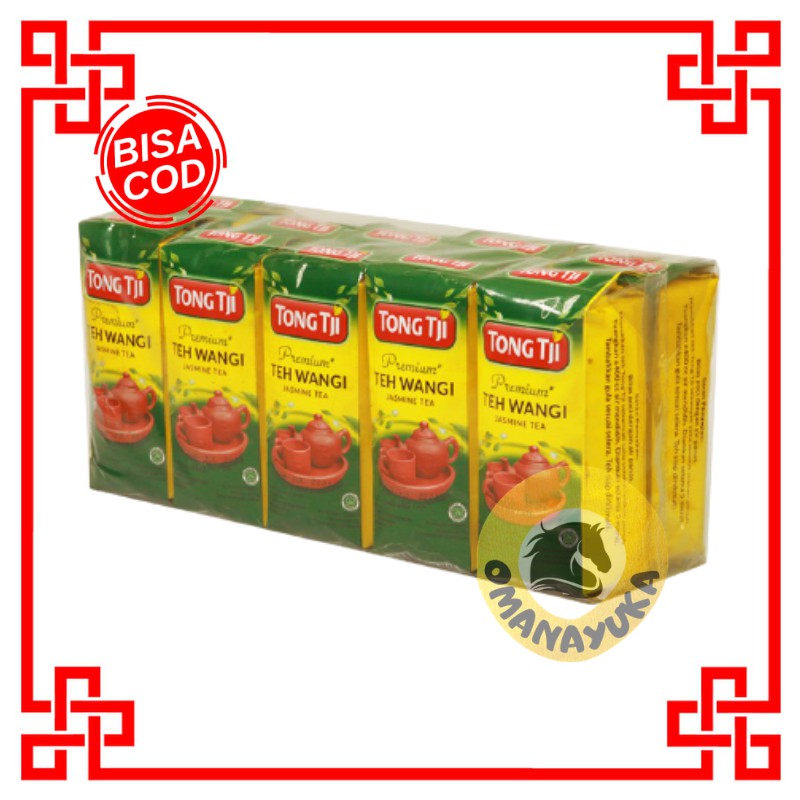 

Tong Tji Premium Jasmine Tea ( Teh Seduh ) Per slop ( 10pack isi 50gram )