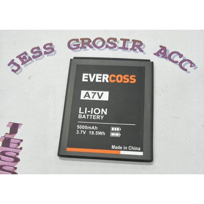 Baterai Battery Evercross Evercoss Cross A7V Double Power 5000Mah - Hitam