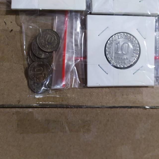 Uang koin kuno 10 rupiah bahan mahar FREE kilap
