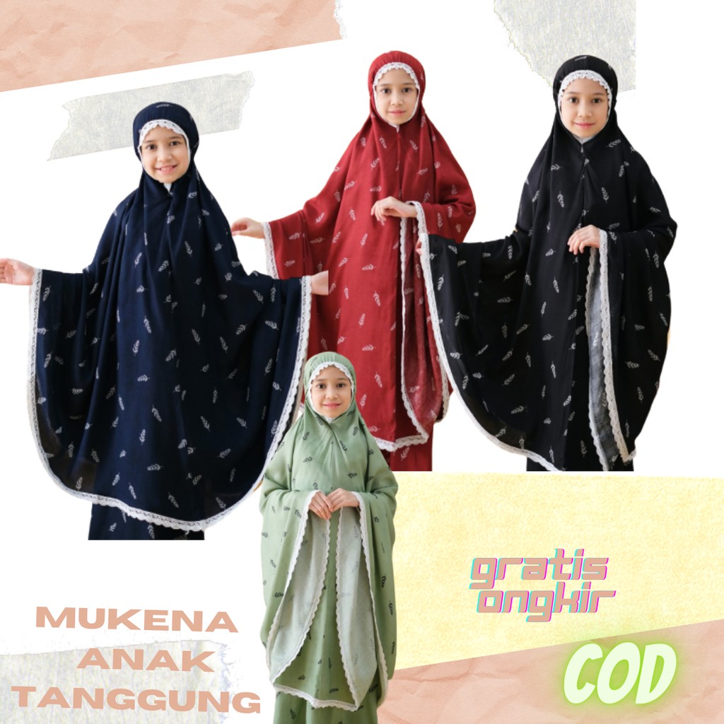 MUKENA ANAK PEREMPUAN/MUKENA ANAKTANGGUNG/MUKENA REMAJA/MUKENAH ANAK/MUKENA ANAK 10 TAHUN