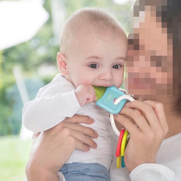 Kidsme Teether Keys Mainan Gigitan Bayi Bentuk Kunci Aman untuk Gigi