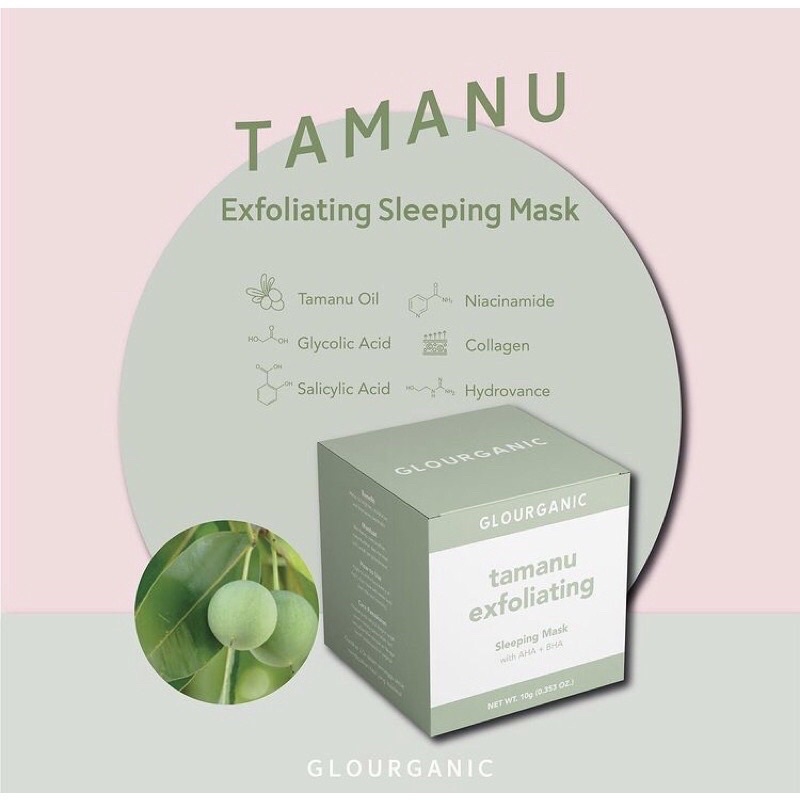 Sleeping mask GLOURGANIC BPOM