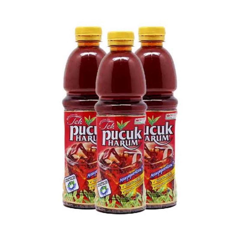 Air Teh Kemasan Teh Pucuk Harum Botol 350 ml isi 24 pcs 1 dus Khusus pengiriman Sameday atau Instant