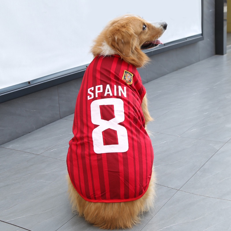 Kaos Jersey Anjing Golden Retriever Ukuran XS-6XL Untuk Musim Panas