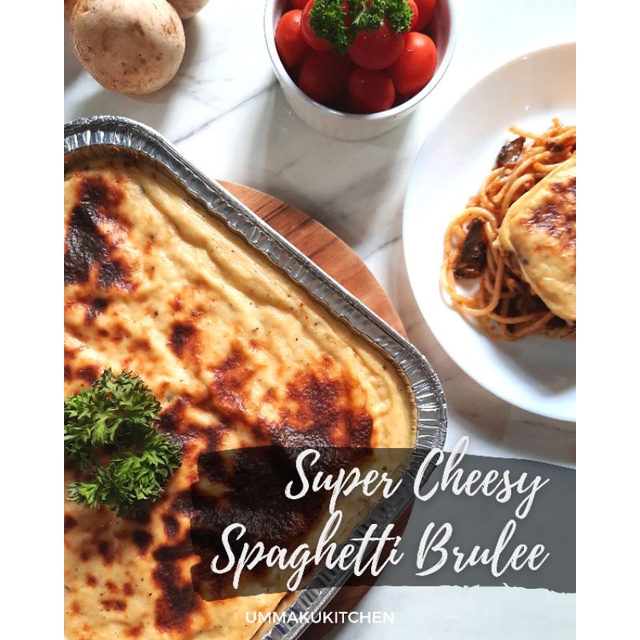 

Spaghetti Brulee / Melted Spaghetti with ricotta cheese