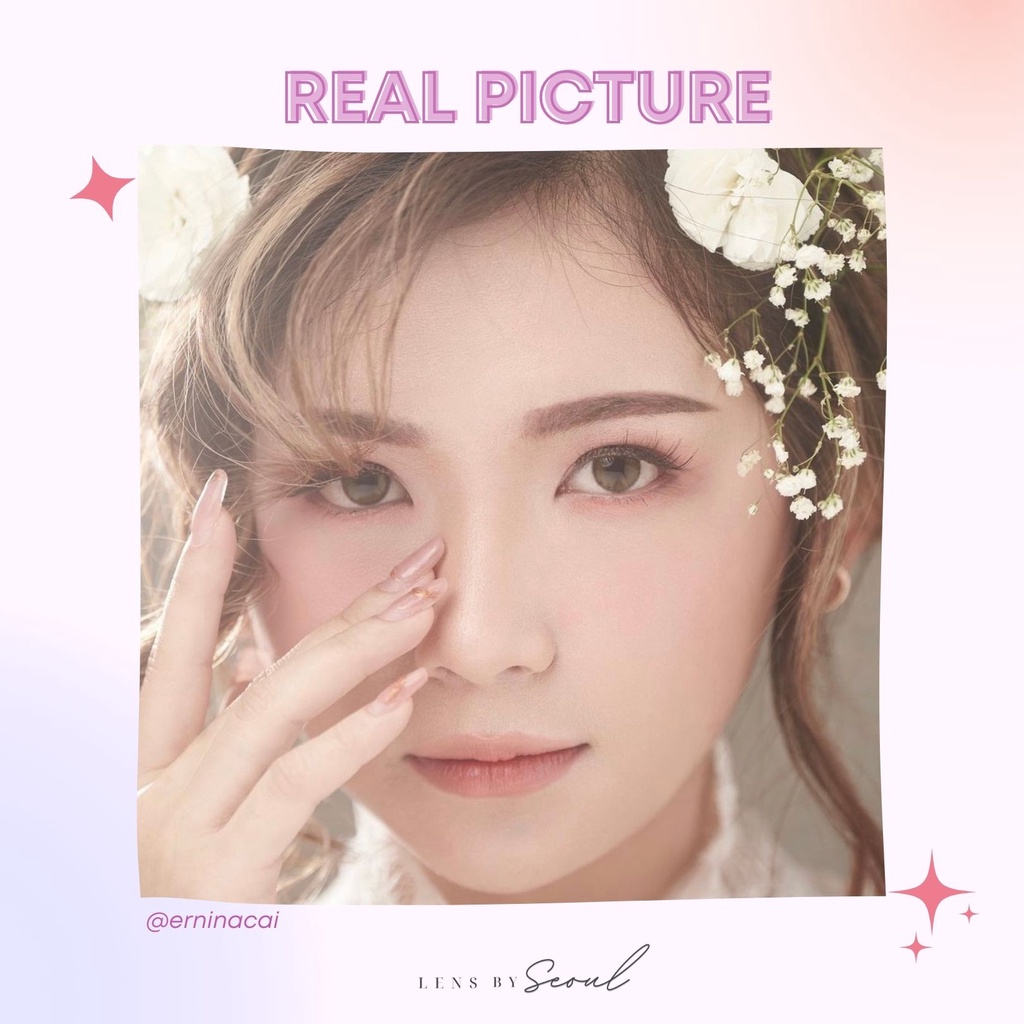 LENSBYSEOUL Olola Dearsome - Olive Green Korean Natural Contact Soft Lens