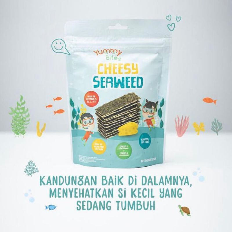 Yummy Bites Cheesy Seaweed 20gr/ Yummy bites snack