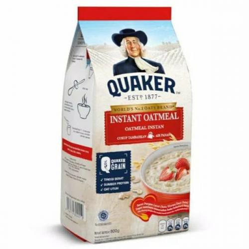 

Quaker Instant Oatmeal Merah/ Sereal Gandum Sehat/ Sereal Diet/Sarapan Sehat 800 Gram