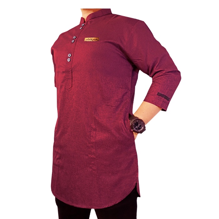 AZLINA ID Baju koko kurta   terbaru 2021 fashion muslim atasan muslim pria