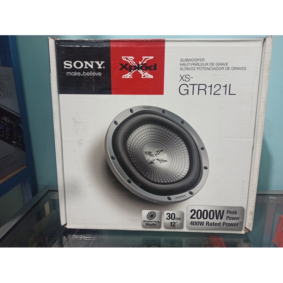 SPEAKER SUBWOOFER SONY XS-GTR121L 2000W SUPER BASS