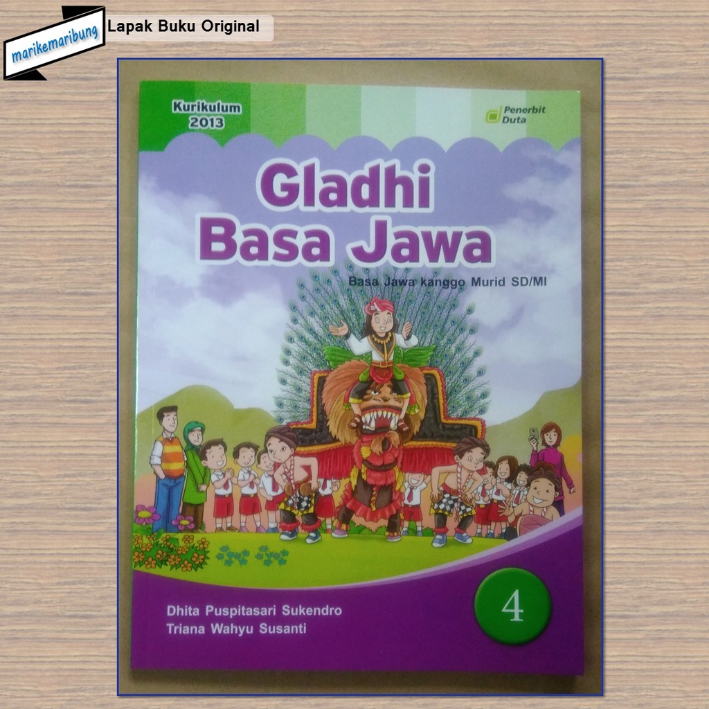 Buku Bahasa Jawa (Timuran) SD Kelas 4