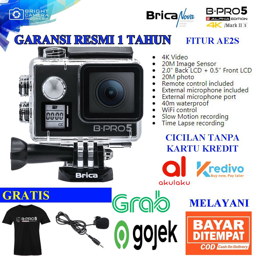 Brica B Pro 5 Alpha Edition Series ( AE Basic - AE Lite - AE1 4K - AE2 - AE2S - AE3S) + Free Bonus-AE2S 4K Black+Kaos