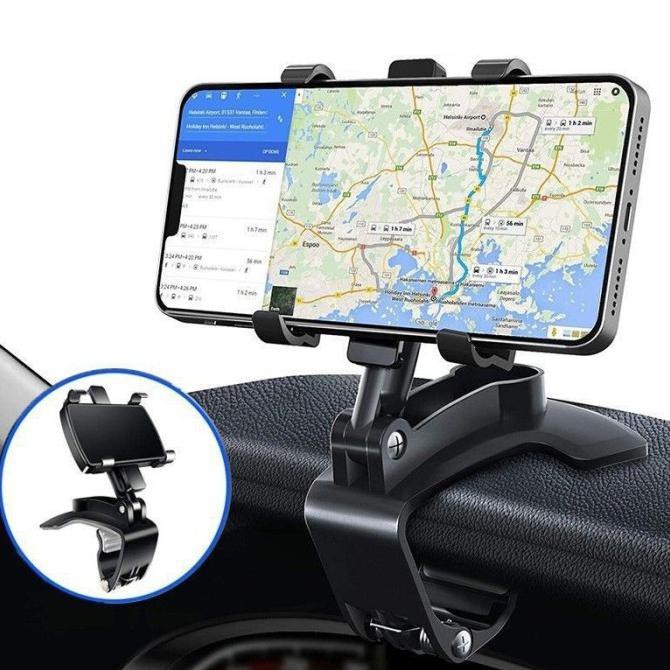 Car Holder Jepit / Dashboard Holder HP GPS Mobil Universal