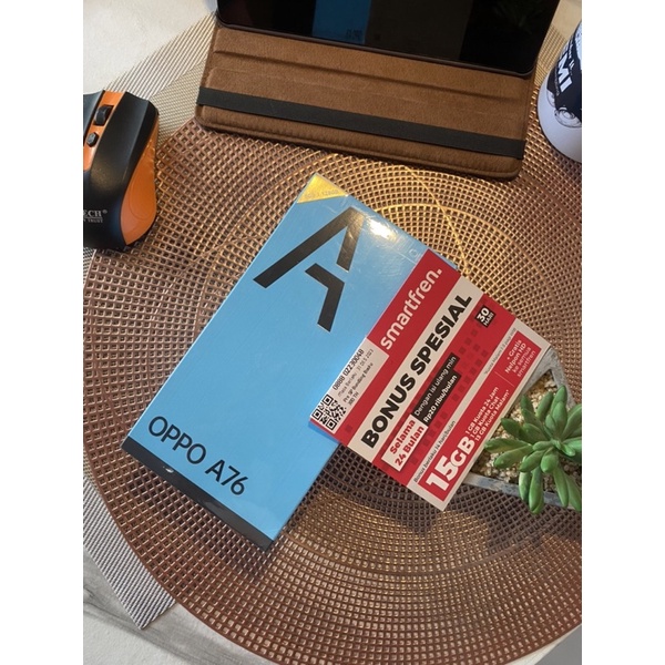 Oppo A76 ram 6/128gb baru garansi resmi