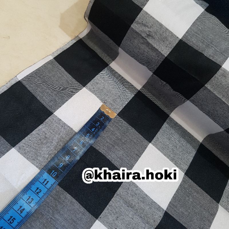 kain katun kotak bali