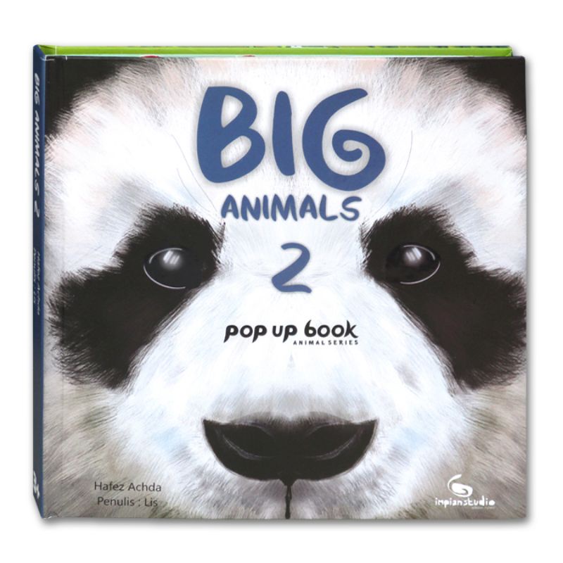 IVB BUKU ANAK POP-UP BOOK BAHASA INDONESIA BIG ANIMALS 2 SERI BINATANG / HEWAN BESAR IMPIAN STUDIO