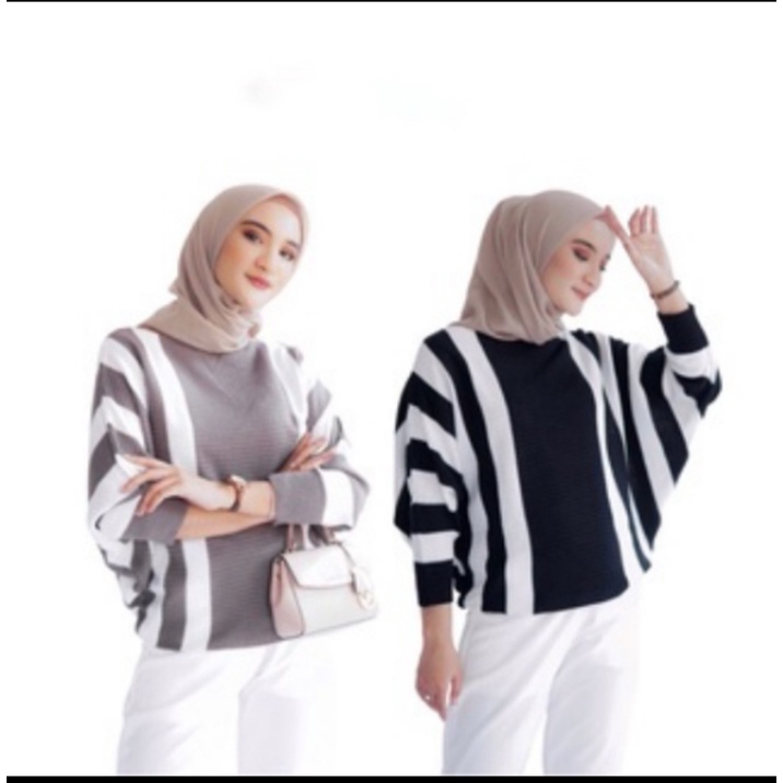 ZEBRA BATWING POLET RAJUT