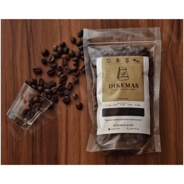 

Biji / bubuk kopi Robusta Flores 250 Gram