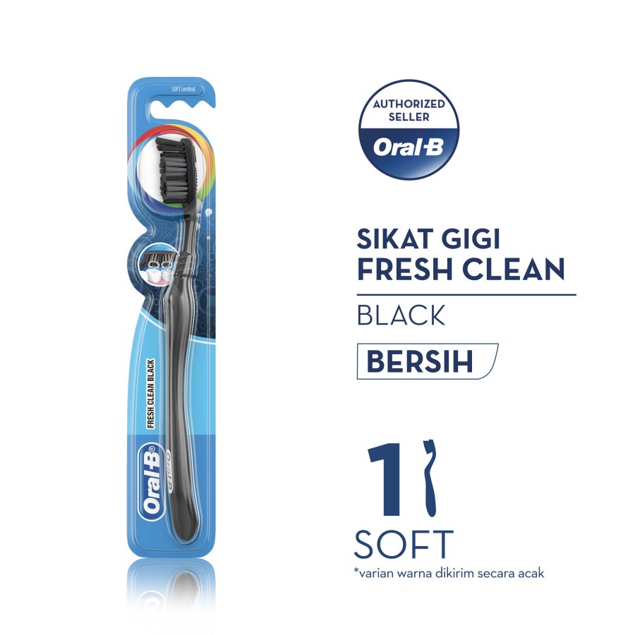 Oral-B Sikat Gigi All Rounder Fresh Clean Black 1s