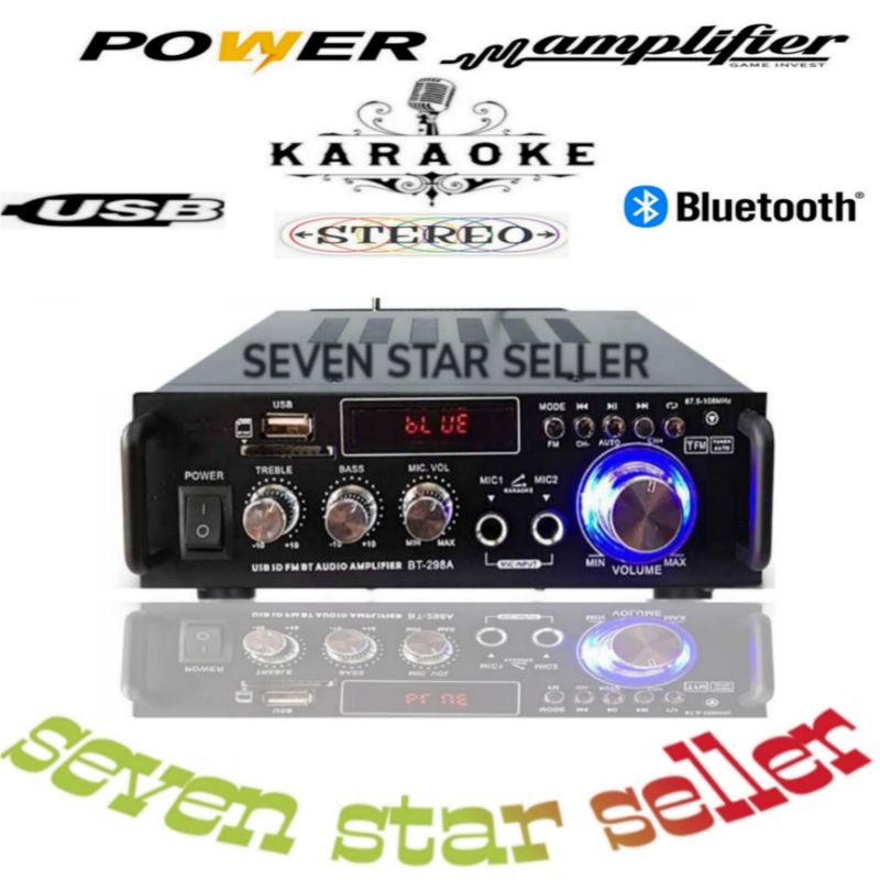 amplifier karaoke USB bluetooth mp3 radio