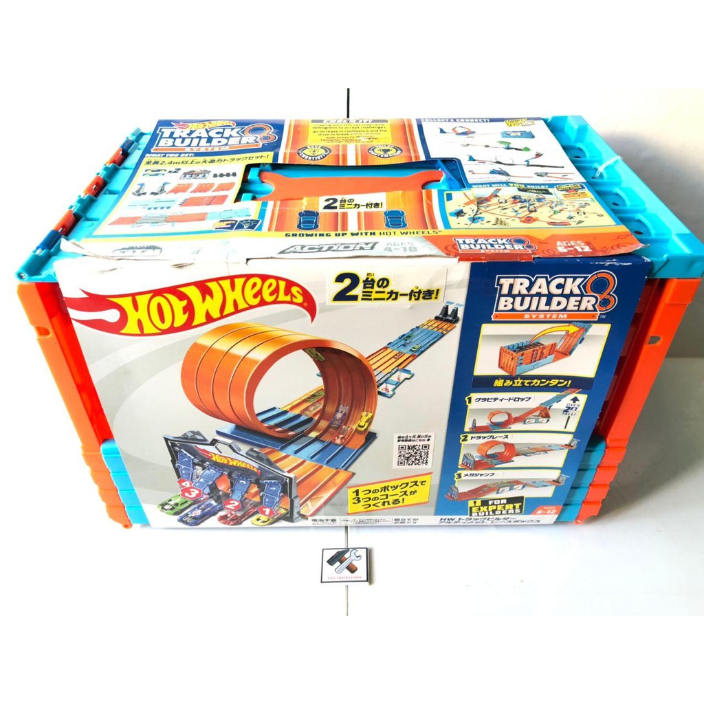 HOTWHEELS ULTIMATE TRACK BUILDER SYSTEM FOR EXPERT BUILDER JAPAN EDITION SIRKUIT MEGA BESAR 4 PLAYER