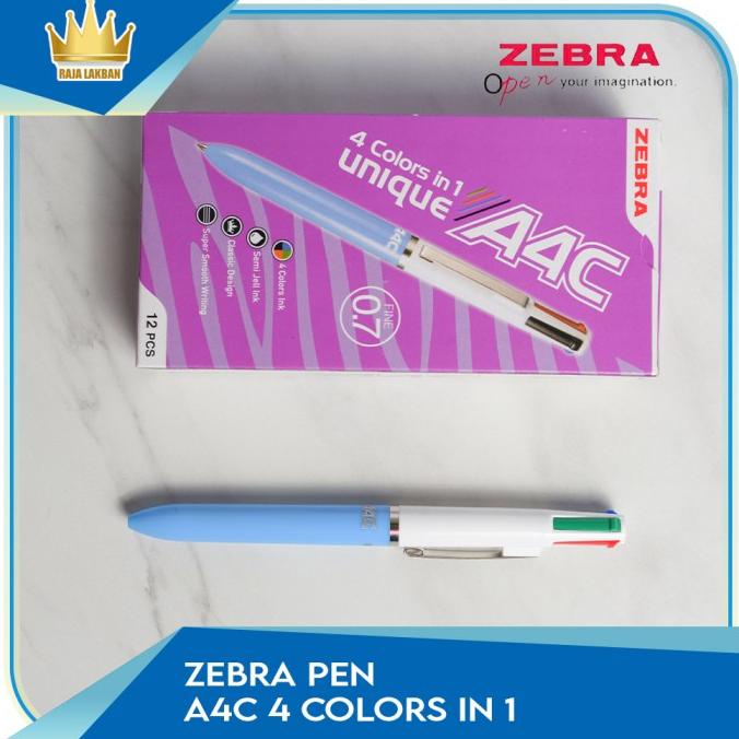 

TERBARU Pulpen Zebra A4C Multifunction Pen - 12 Pcs/PULPEN GEL/PULPEN LUCU/PULPEN 1 PACK/PENSIL WARNA/PENSIL 2B/PENGHAPUS JOYKO/PENGHAPUS LUCU/RAUTAN PENSIL PUTAR/RAUTAN ELEKTRIK/SPIDOL WARNA/SPIDOL PERMANEN/SPIDOL WHITEBOARD/CORRECTION TAPE