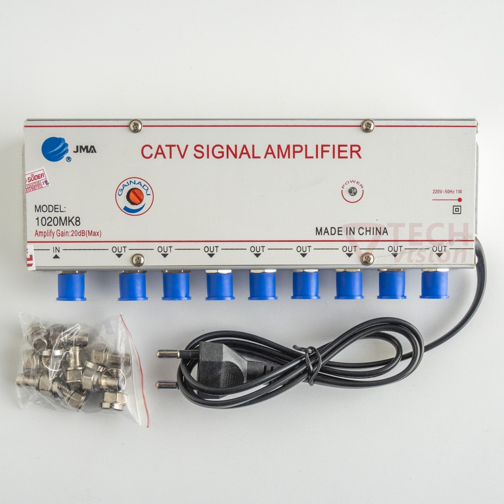 CATV Signal Amplifier 8 Way Splitter Booster 8w 8way