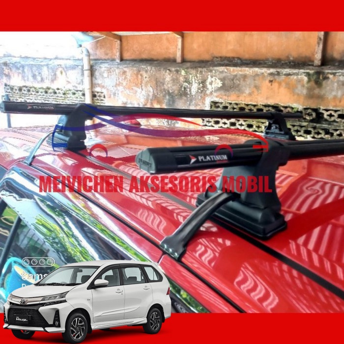 Cross bar Crossbar Kaki Rack Platinum Mobil ALL NEW AVANZA Jepit Body