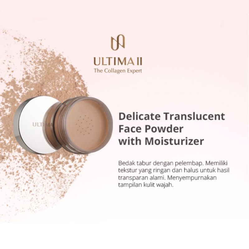 Ultima ll Delicate Translucent Face Powder With Moisturizer 43GR