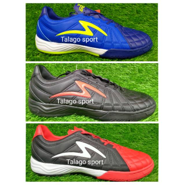 Sepatu futsal specs metasala kaze in emperor - black- blue