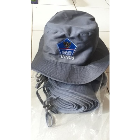 Topi Rimba Bordir Logo