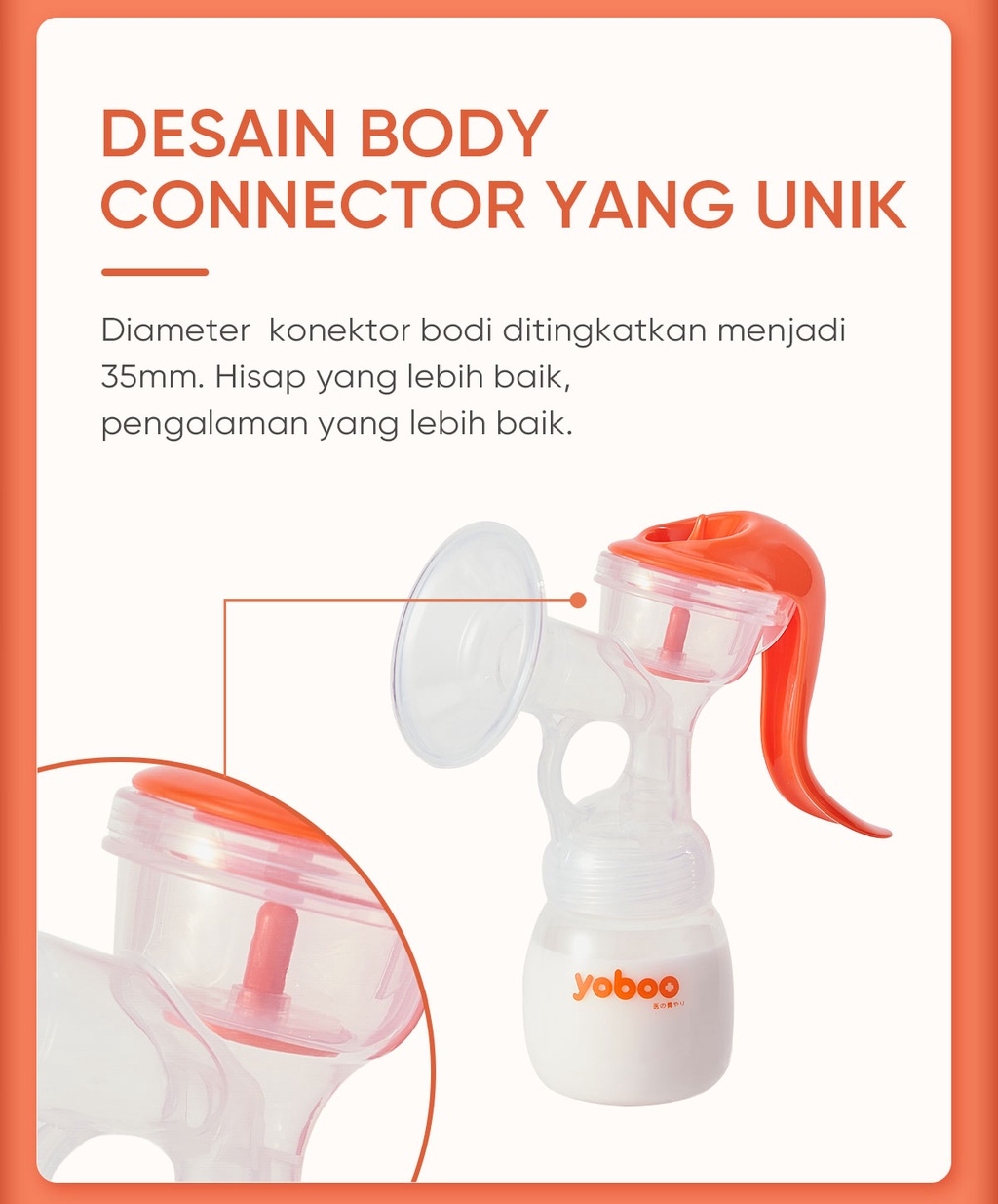 Jual Yoboo Pompa Asi Manual Berkualitas BPA Free Bonus Free 5pcs