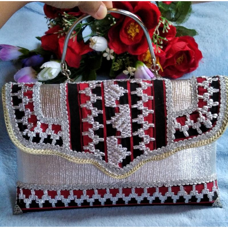 Clutch wanita/Dompet tapis/clutch tapis/tas tapis (tas wanita, tas pesta, Sovenir, oleh-oleh khas la