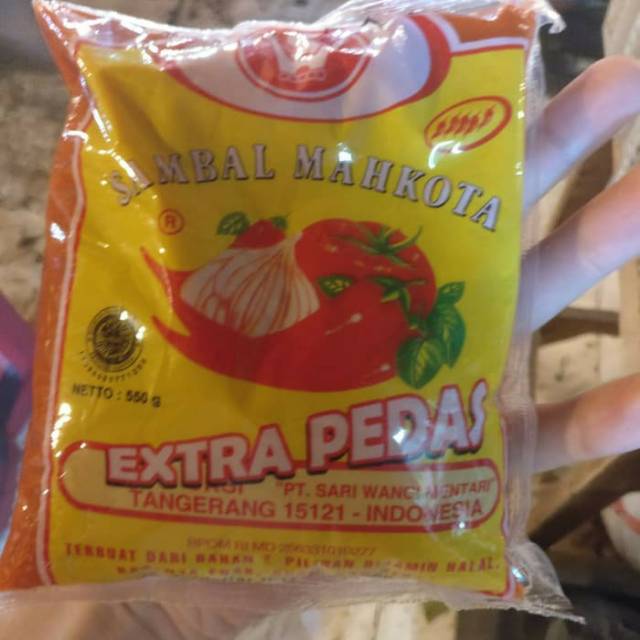 

Saus mahkota eceran dan dusan