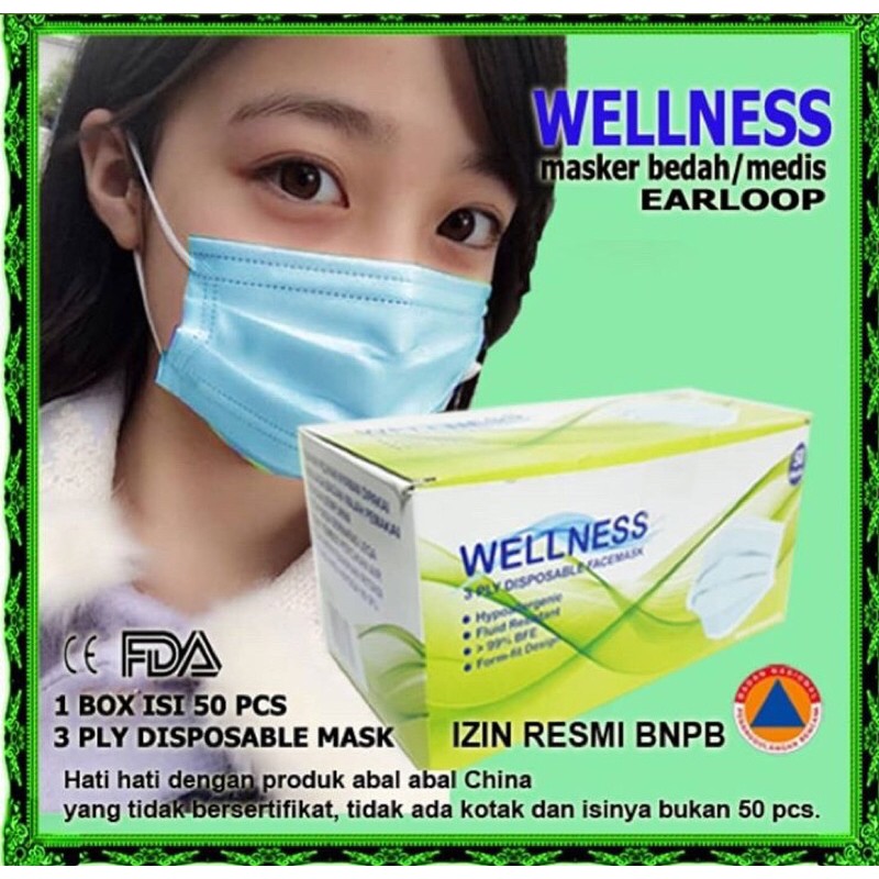 masker wellness earloop preorder