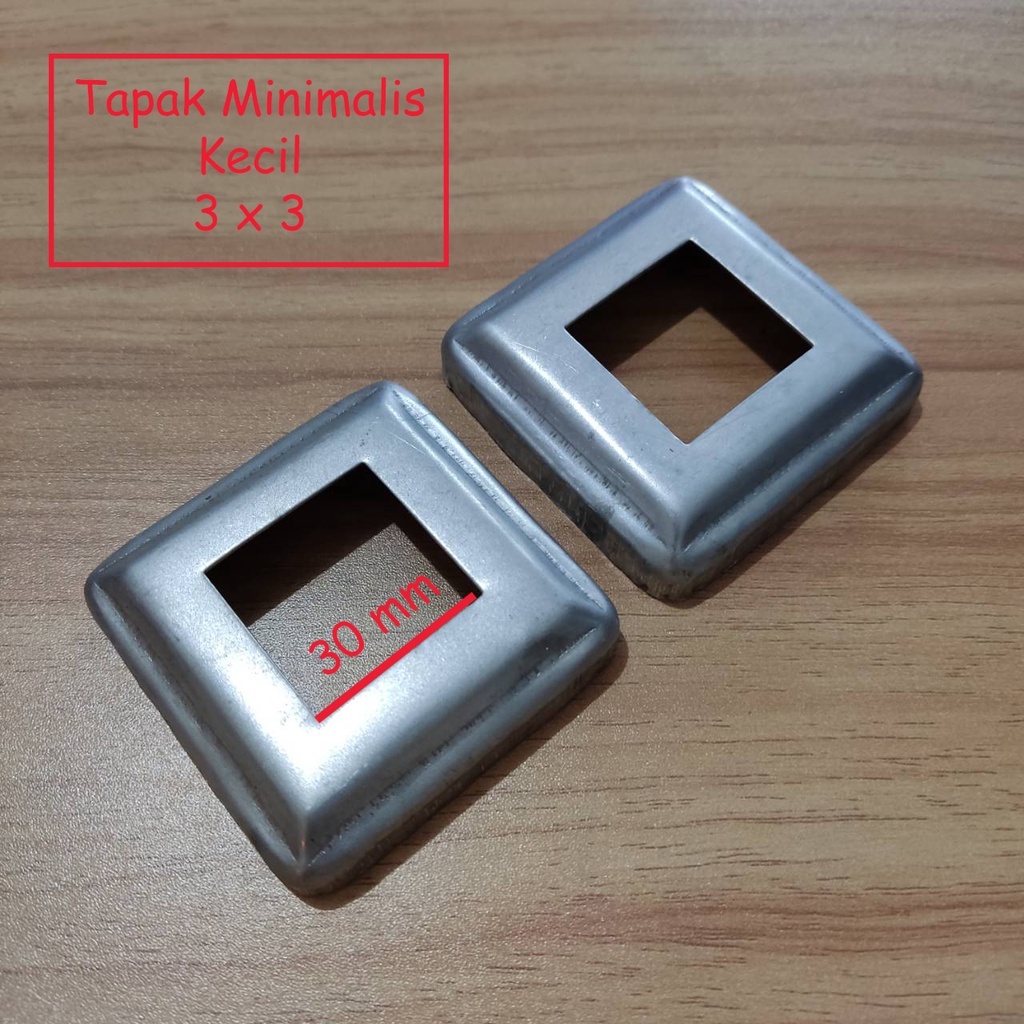 Tapak Minimalis Kecil 30 x 30- Ornamen Pagar & Tangga