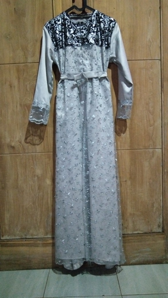 Batik Couple Katun Batik Mix Velvet +tille Busui, Karet Belakang, Pita Tali Bisa Dilepas