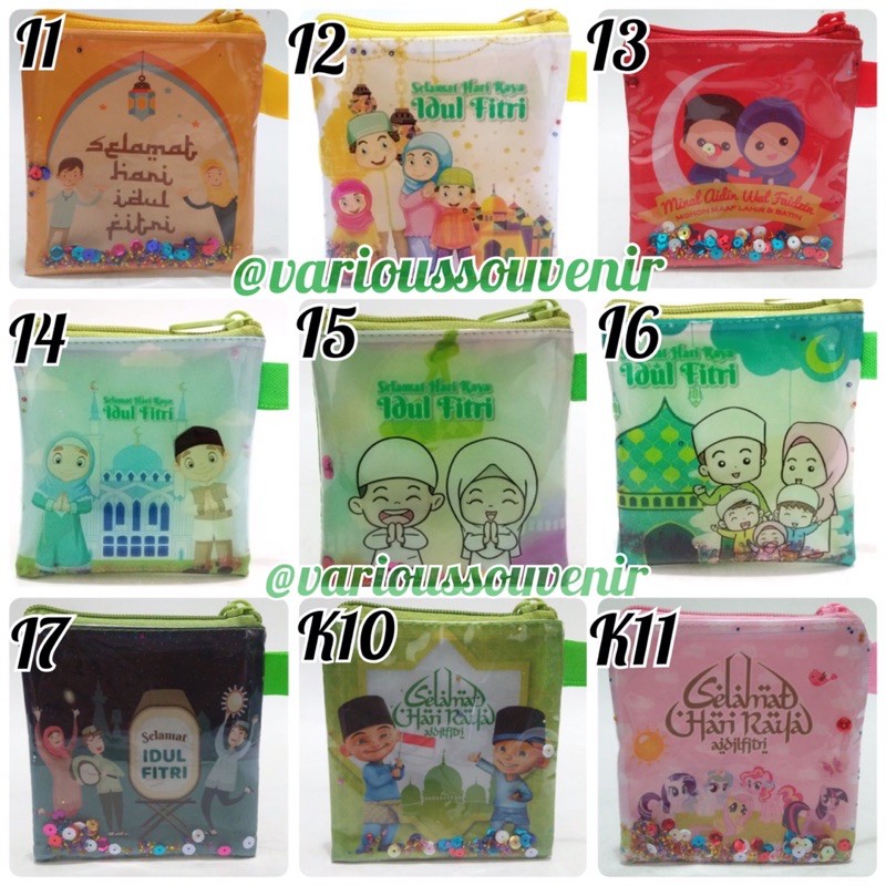 Dompet Fitrah Lebaran Idul Fitri 2021 Manik Shake Shake Sparky Kartun Lucu Tsum Tsum Ipin Upin payet