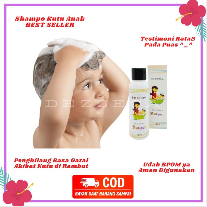 Bio Herbal Family Care Sampo Anak Shampo Kutu Rambut Anak Dewasa Penghilang Rasa Gatal Kutu Rambut