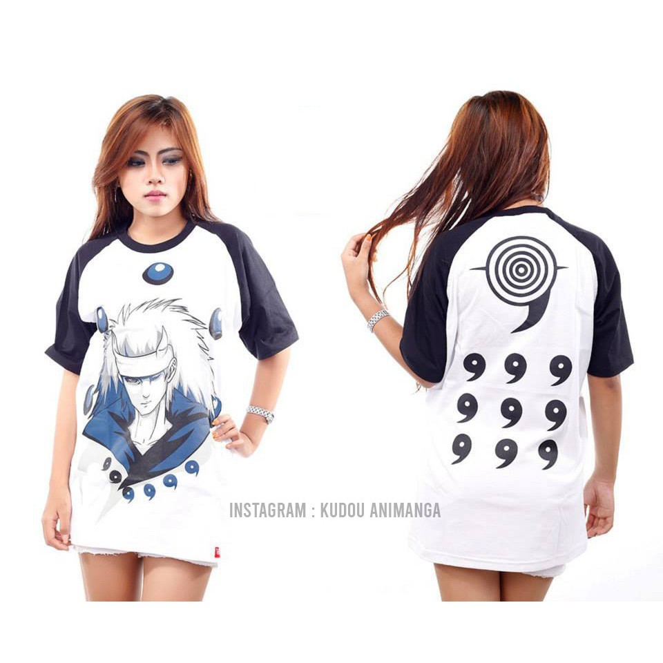 Tshirt Naruto Rikudo Raglan Obito