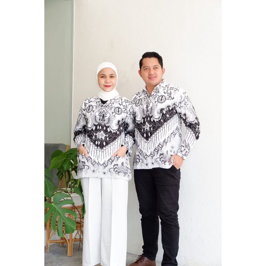 Sragam batik murah PGRI bahan BSW full furing terbaru