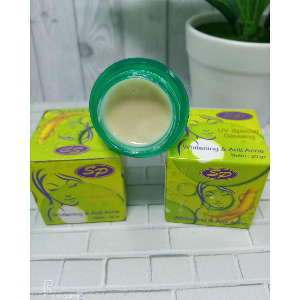 CREAM SP GINGSENG WHITENING ANTI ACNE ORIGINAL LUSINAN HOLO ASLI HOLO KUDA