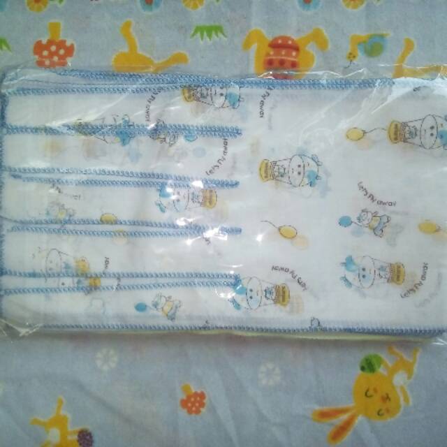 Gurita putih sablon,gurita ikat,gurita tali bayi 1lusin 12 pcs