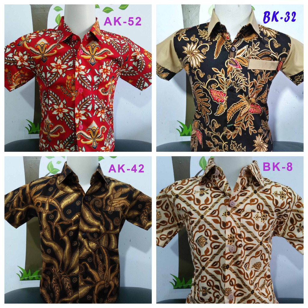 Baju Batik  Anak  Lengan  Panjang  Preorder Shopee Indonesia