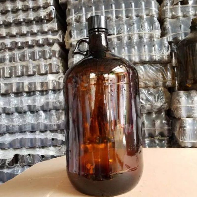 Botol Kaca Coklat 4liter